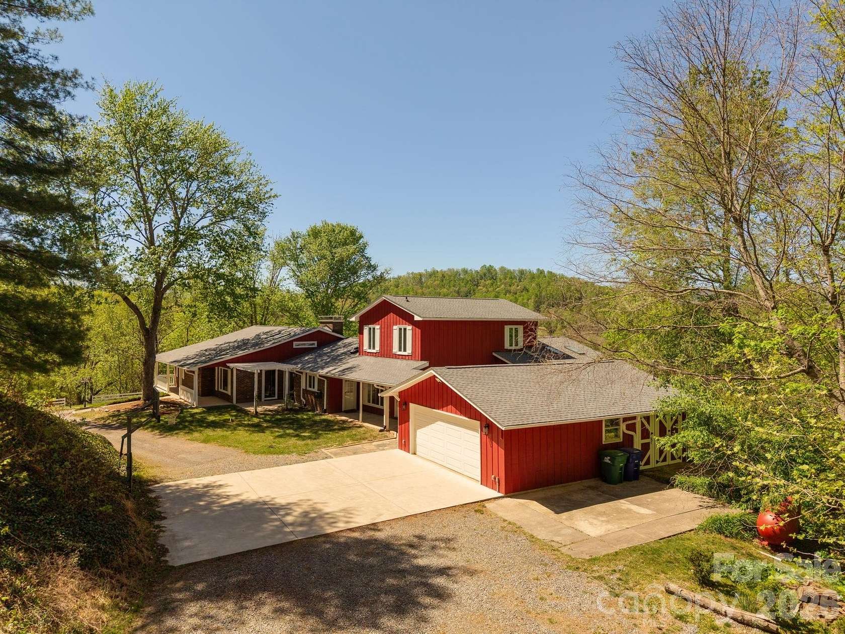 3.55 Acres of Land with Home for Sale in Fairview, North Carolina