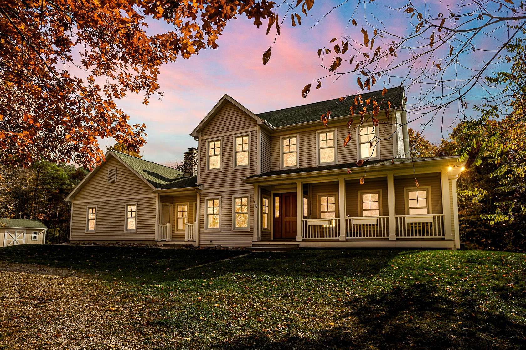 12.6 Acres of Recreational Land with Home for Sale in Middleville, Michigan