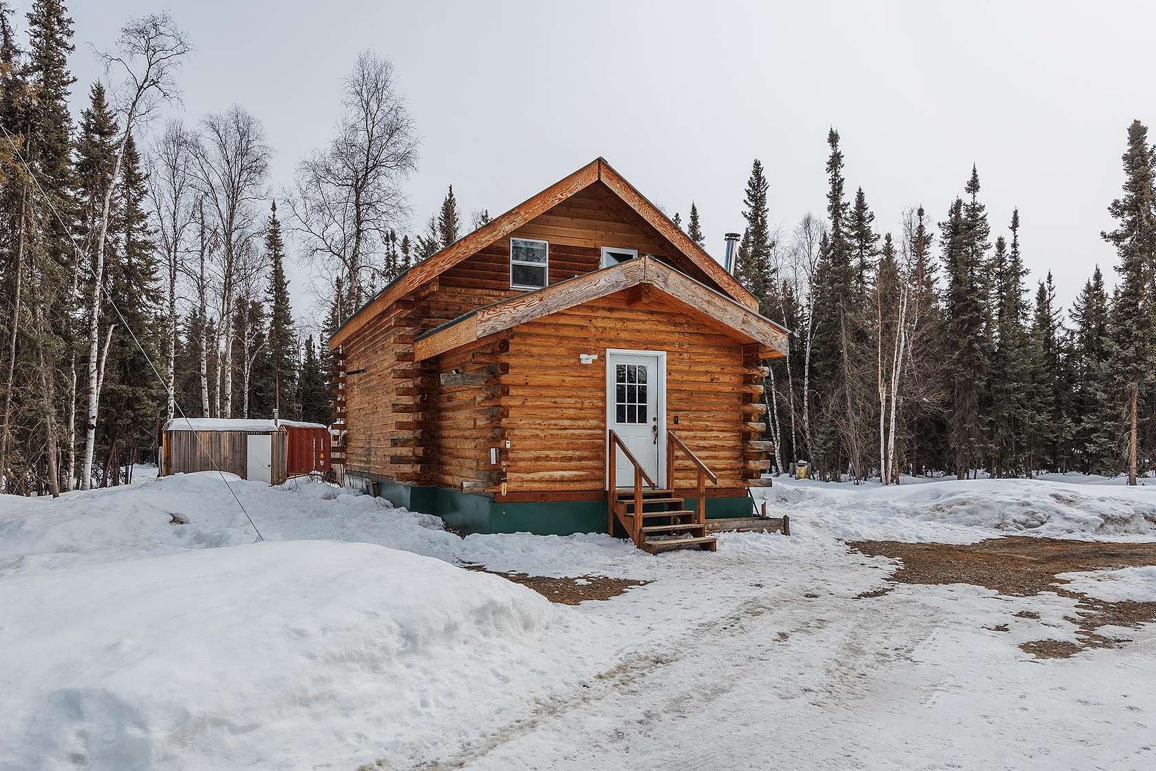 2.9 Acres of Land with Home for Sale in North Pole, Alaska