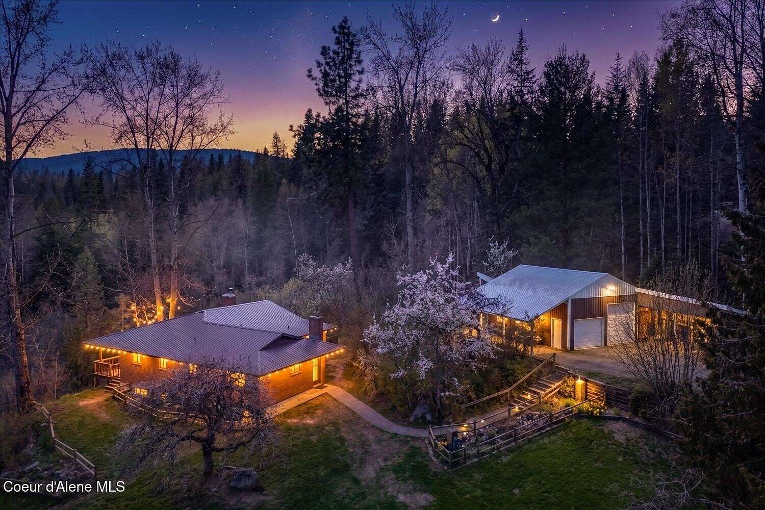 8.46 Acres of Land with Home for Sale in Priest River, Idaho