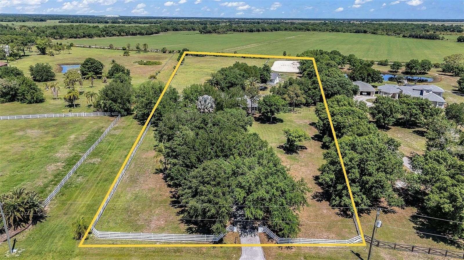 5.17 Acres of Land with Home for Sale in Punta Gorda, Florida