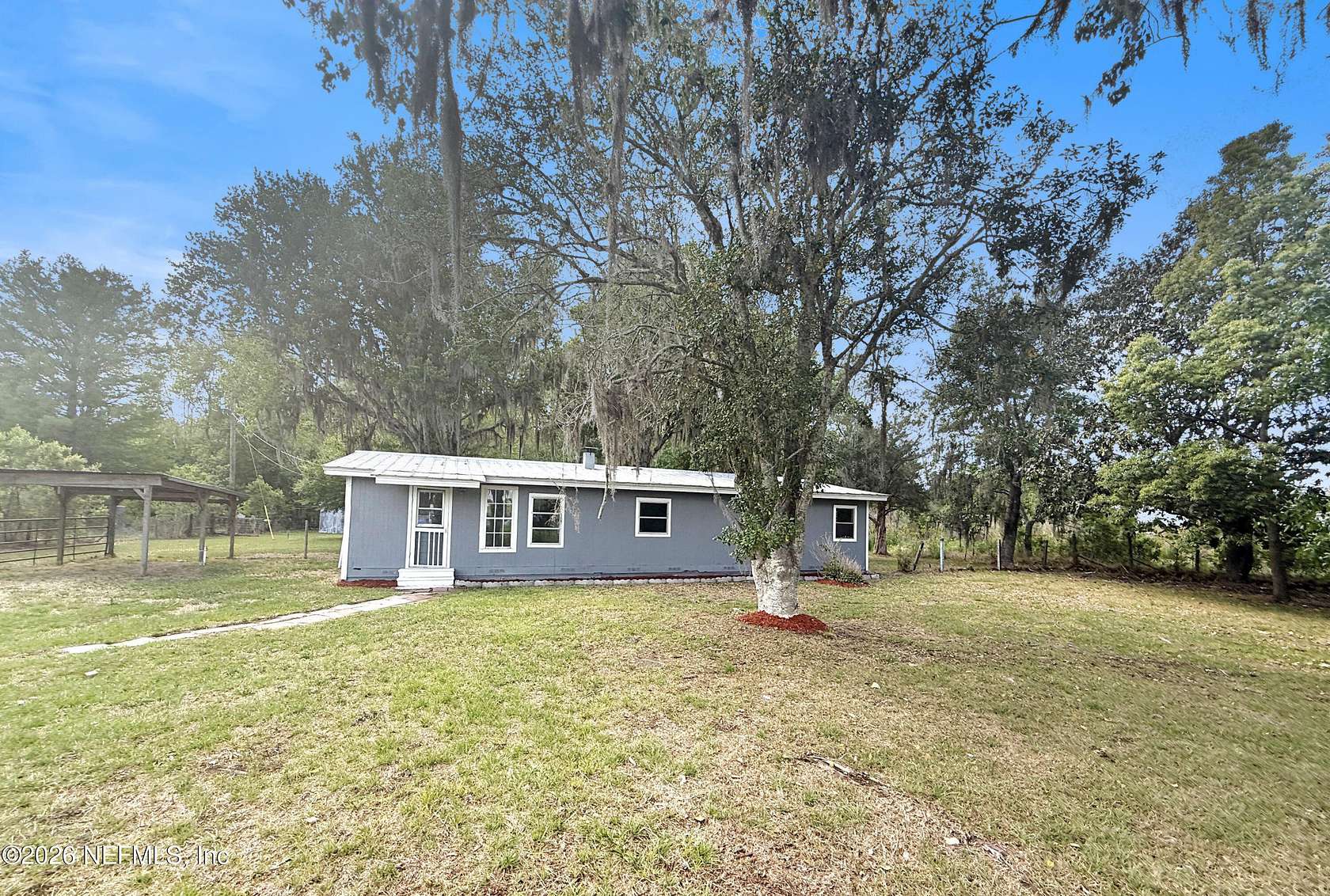 1.6 Acres of Land with Home for Sale in Starke, Florida