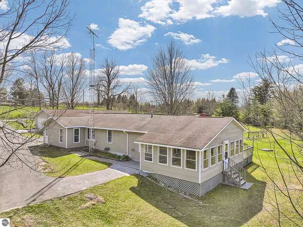 25 Acres of Recreational Land with Home for Sale in Luther, Michigan