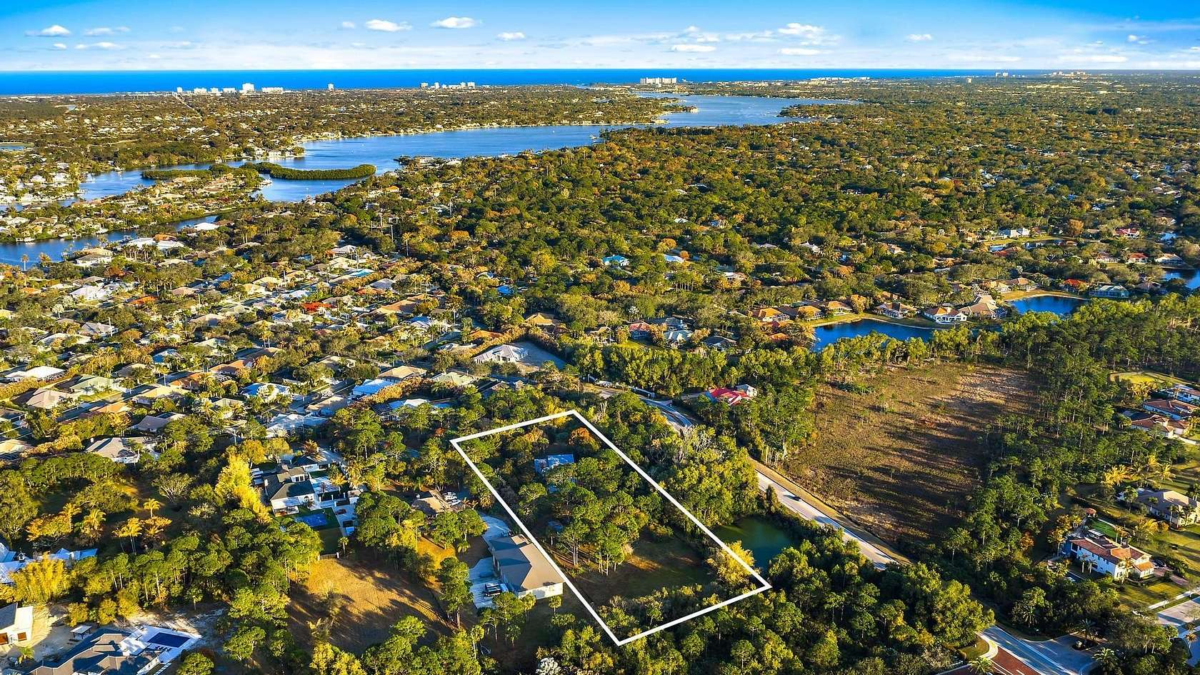 2.52 Acres of Land with Home for Sale in Jupiter, Florida