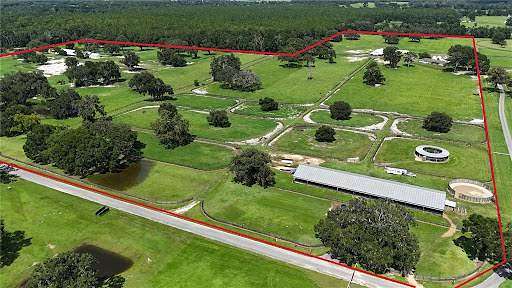 81.8 Acres of Land with Home for Auction in Ocala, Florida