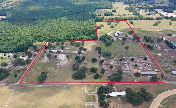 81.8 Acres of Land with Home for Auction in Ocala, Florida