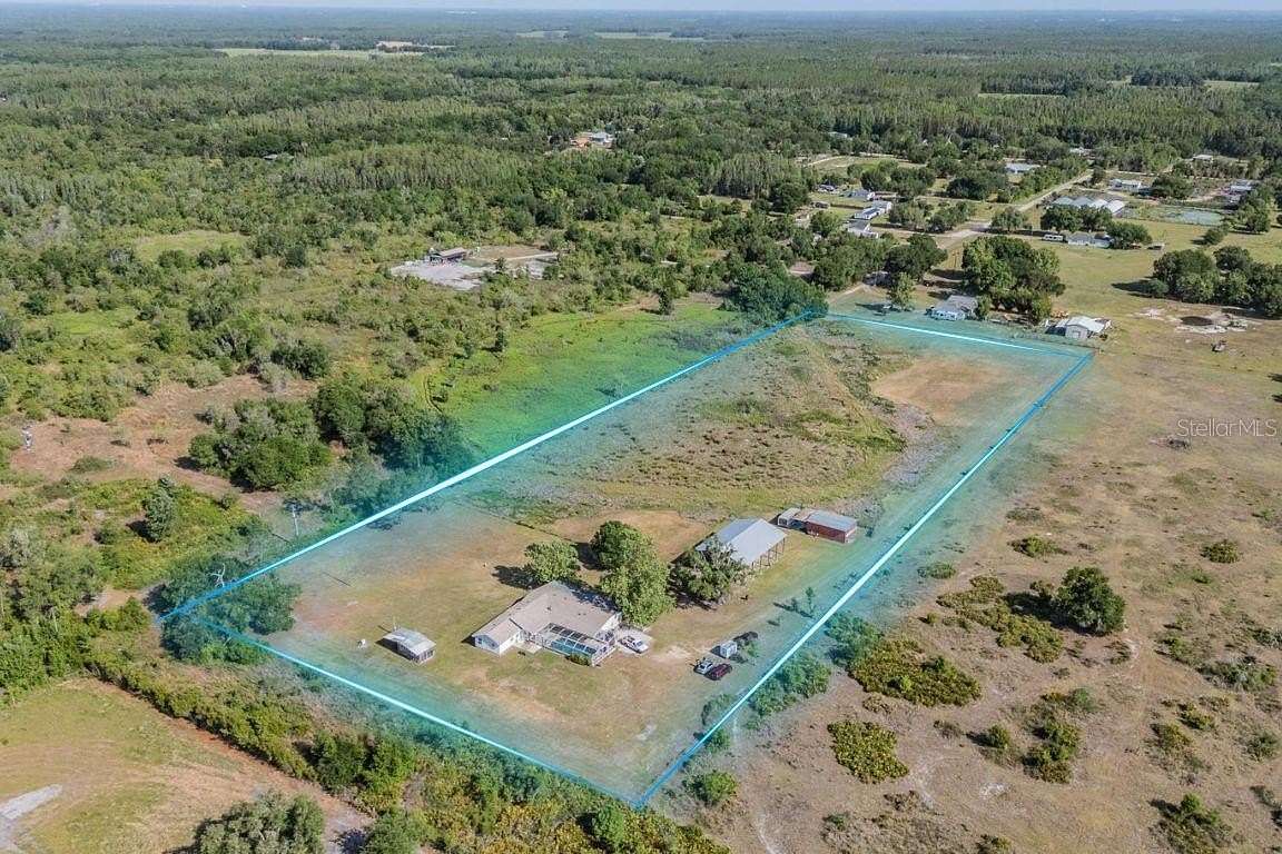 7.2 Acres of Land with Home for Sale in Plant City, Florida