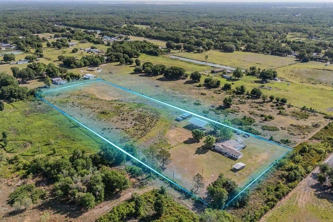 7.2 Acres of Land with Home for Sale in Plant City, Florida