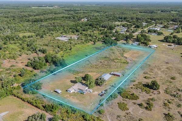 7.2 Acres of Land with Home for Sale in Plant City, Florida