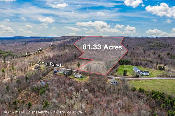 81.3 Acres of Land for Sale in Alfred, Maine