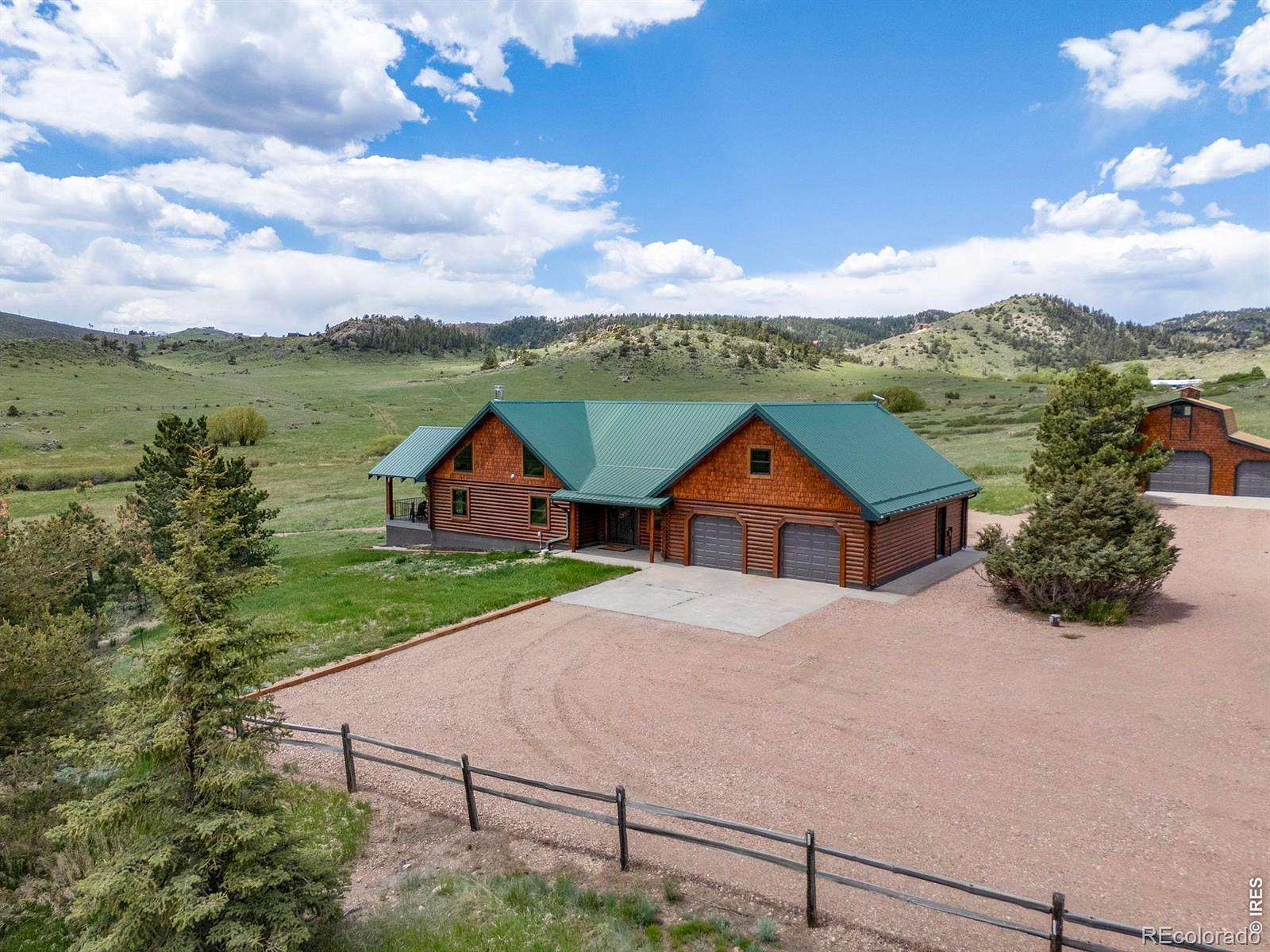 146 Acres of Recreational Land with Home for Sale in Livermore, Colorado