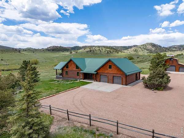 146 Acres of Recreational Land with Home for Sale in Livermore, Colorado