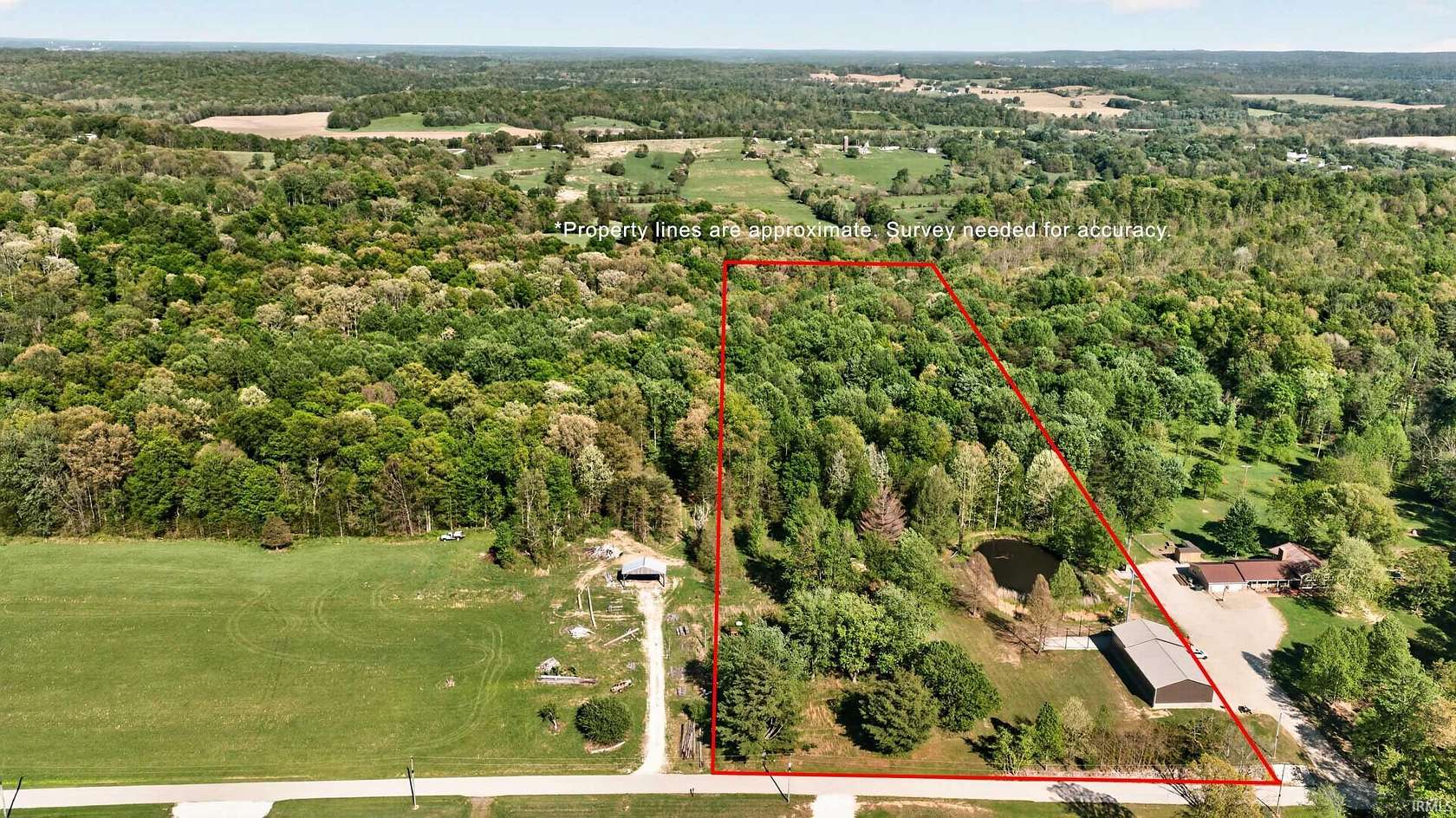 10 Acres of Land with Home for Sale in Williams, Indiana