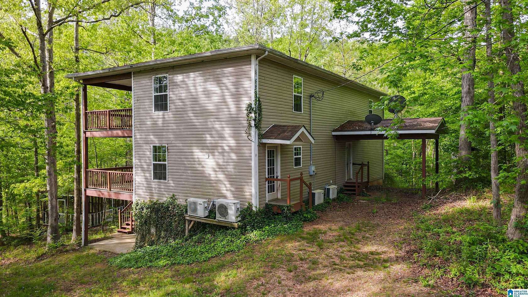1.72 Acres of Land with Home for Sale in Delta, Alabama