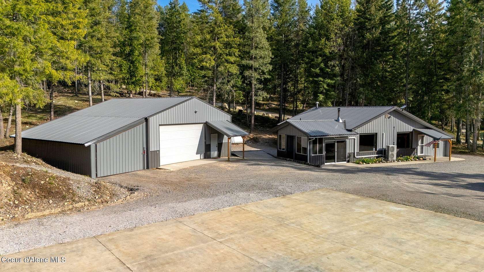 15 Acres of Land with Home for Sale in Cocolalla, Idaho
