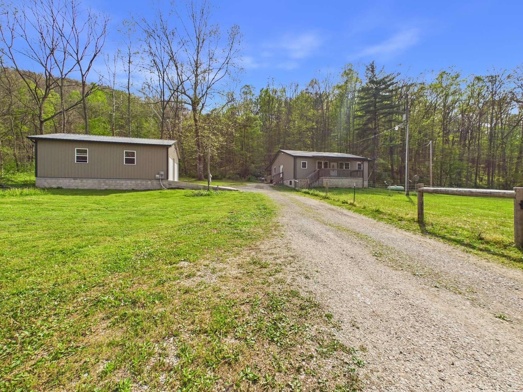 1.5 Acres of Land with Home for Sale in West Portsmouth, Ohio