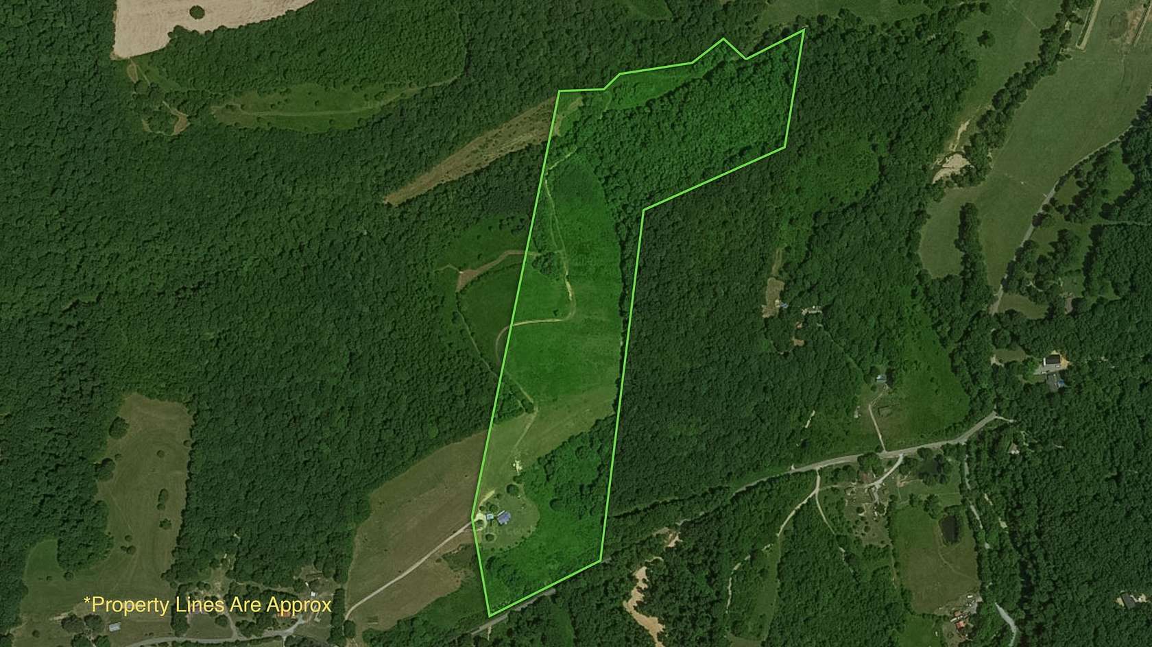 37 Acres of Land with Home for Sale in Charlotte, Tennessee