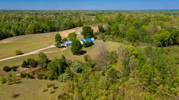 37 Acres of Land with Home for Sale in Charlotte, Tennessee