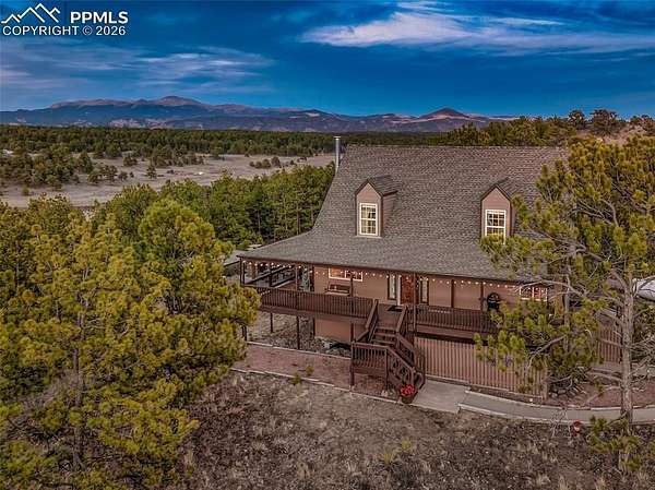 36.1 Acres of Recreational Land with Home for Sale in Guffey, Colorado