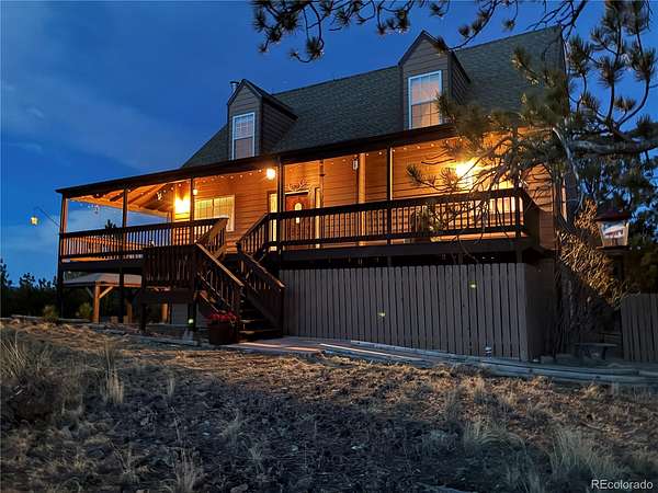 36.1 Acres of Recreational Land with Home for Sale in Guffey, Colorado