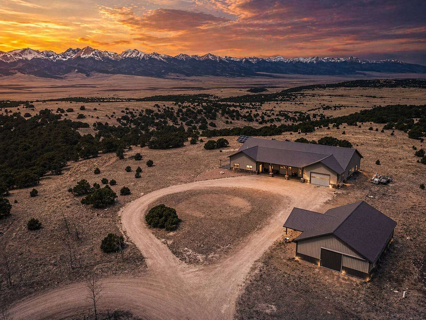 37 Acres of Recreational Land with Home for Sale in Westcliffe, Colorado