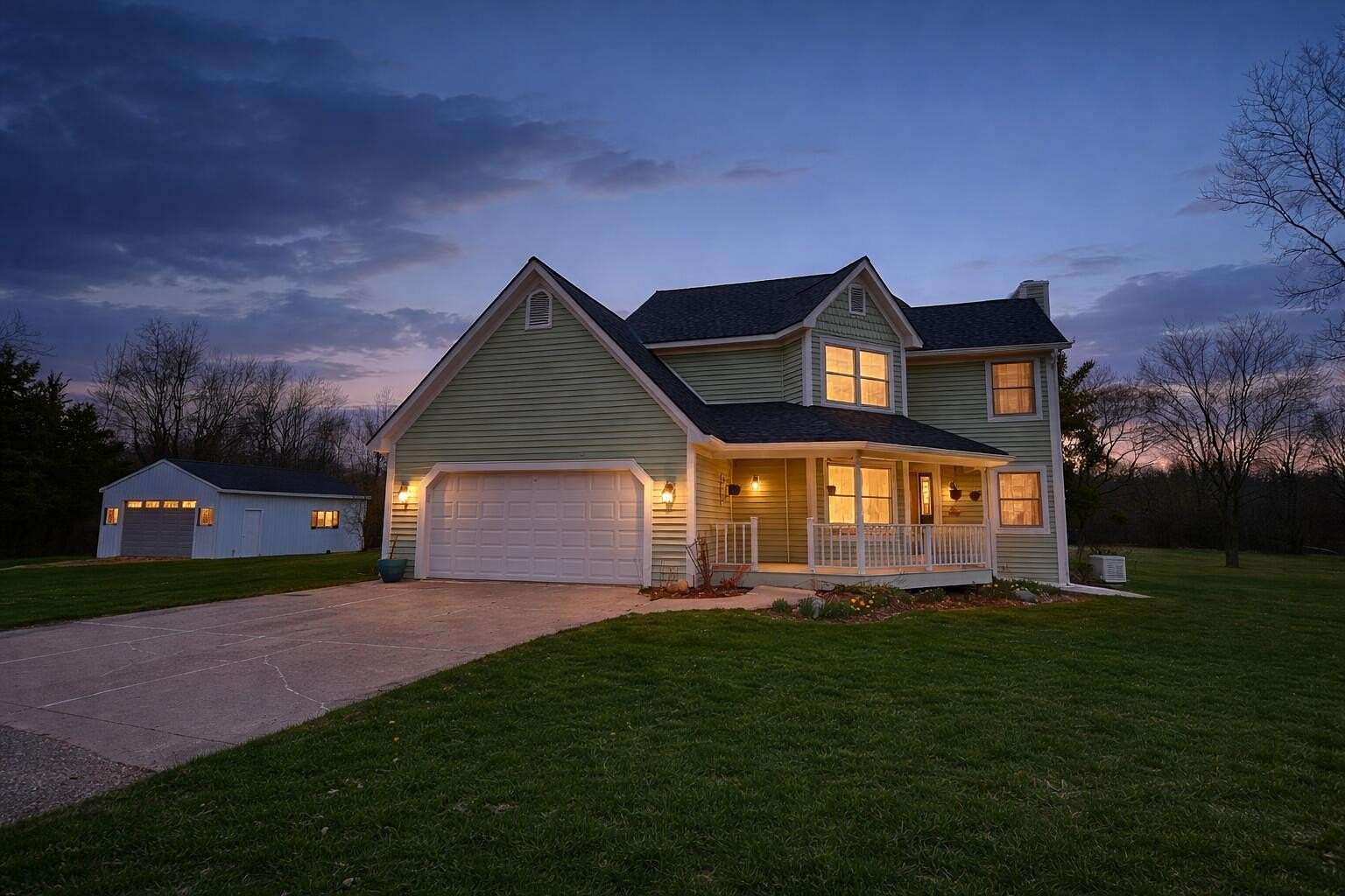 5 Acres of Land with Home for Sale in Whitmore Lake, Michigan