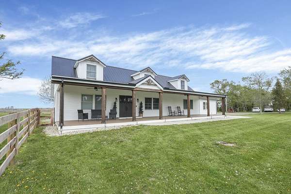 21.8 Acres of Agricultural Land with Home for Sale in London, Ohio