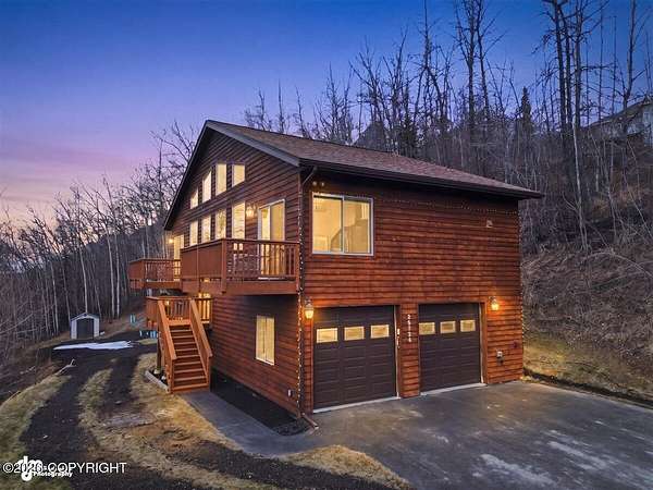 2.2 Acres of Land with Home for Sale in Eagle River, Alaska