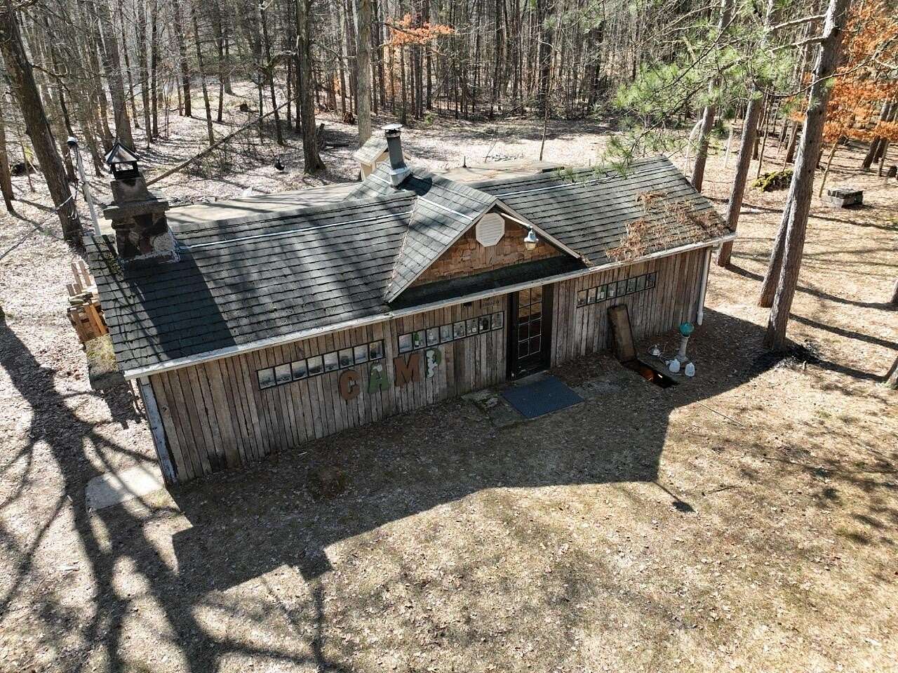 33 Acres of Recreational Land with Home for Sale in White Cloud, Michigan