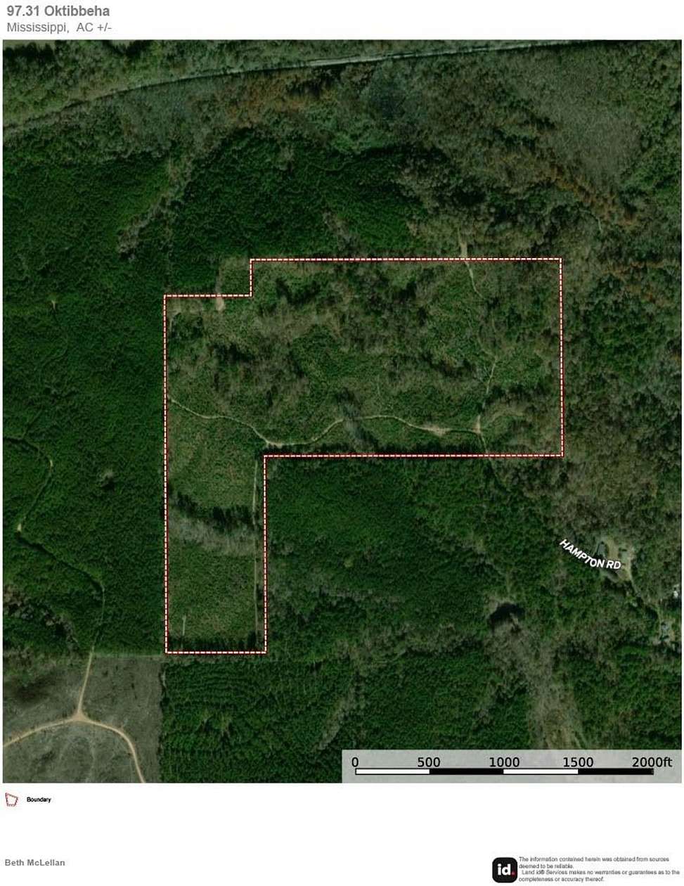 97.3 Acres of Recreational Land for Sale in Sturgis, Mississippi