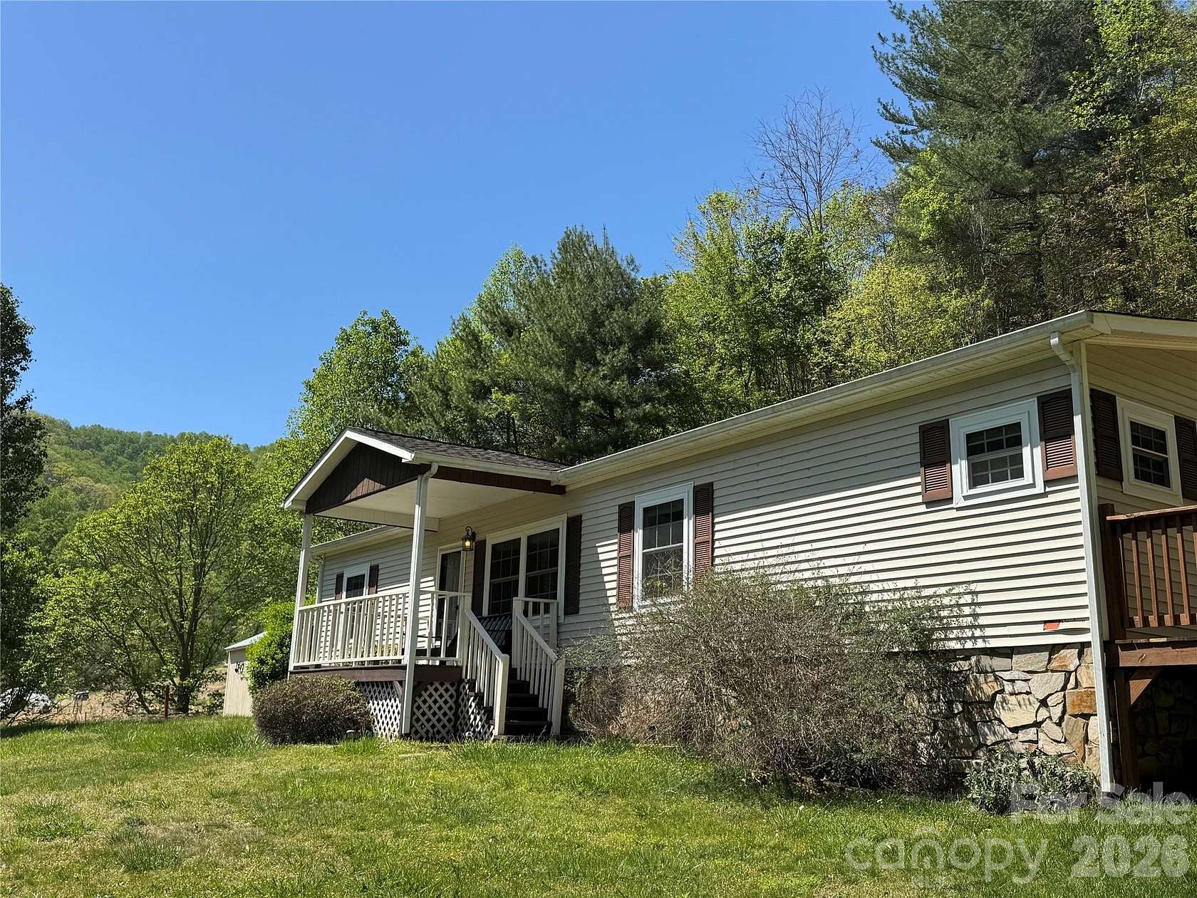 4.72 Acres of Land with Home for Sale in Marshall, North Carolina