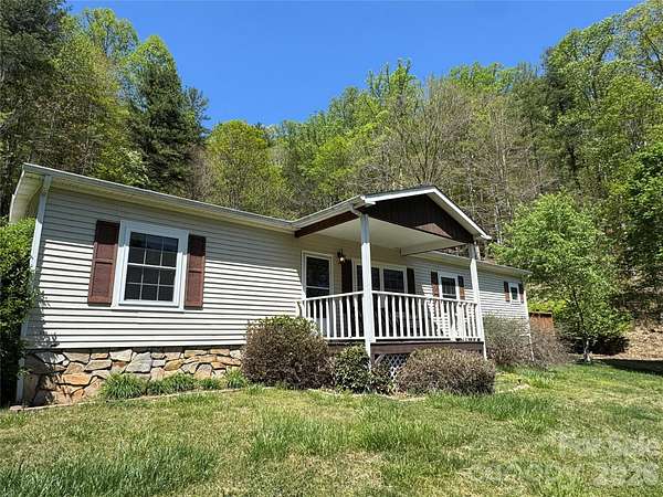 4.72 Acres of Land with Home for Sale in Marshall, North Carolina