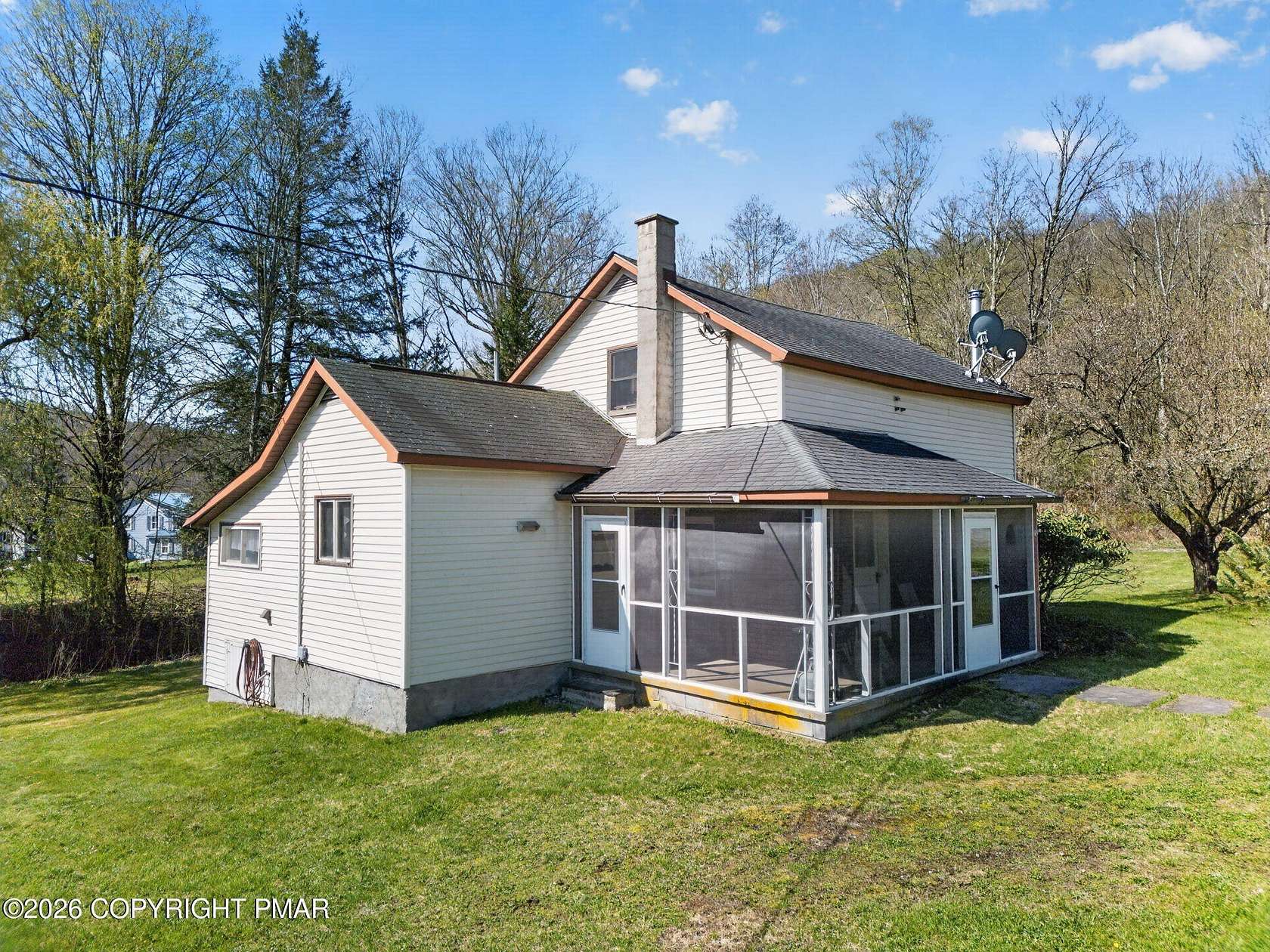 14 Acres of Land with Home for Sale in Susquehanna, Pennsylvania