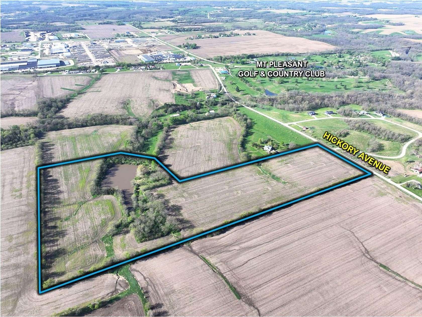 27 Acres of Land for Sale in Mount Pleasant, Iowa