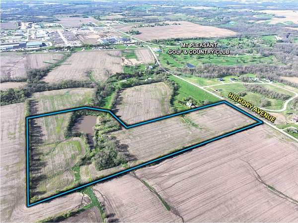 27 Acres of Land for Sale in Mount Pleasant, Iowa