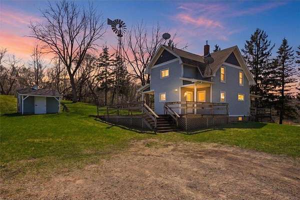 74.2 Acres of Agricultural Land with Home for Sale in River Falls, Wisconsin