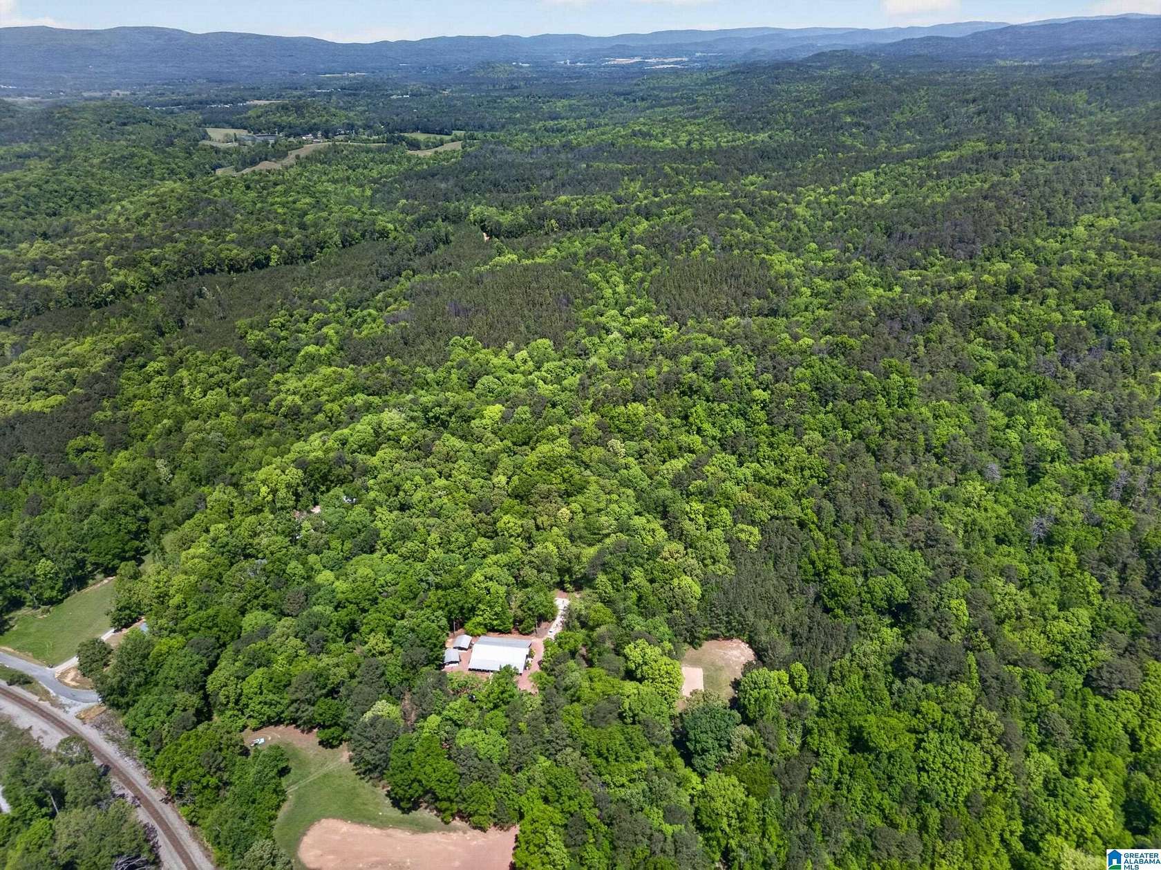 99 Acres of Recreational Land with Home for Sale in Anniston, Alabama