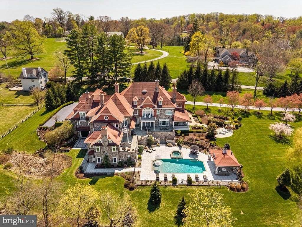 12 Acres of Land with Home for Sale in Berwyn, Pennsylvania