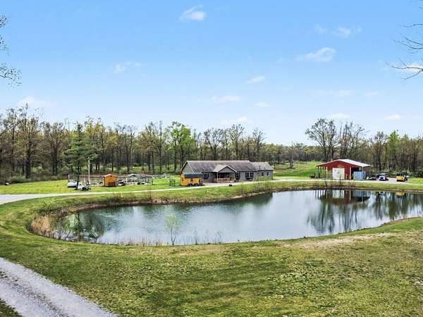 144 Acres of Land with Home for Sale in Wheatfield, Indiana