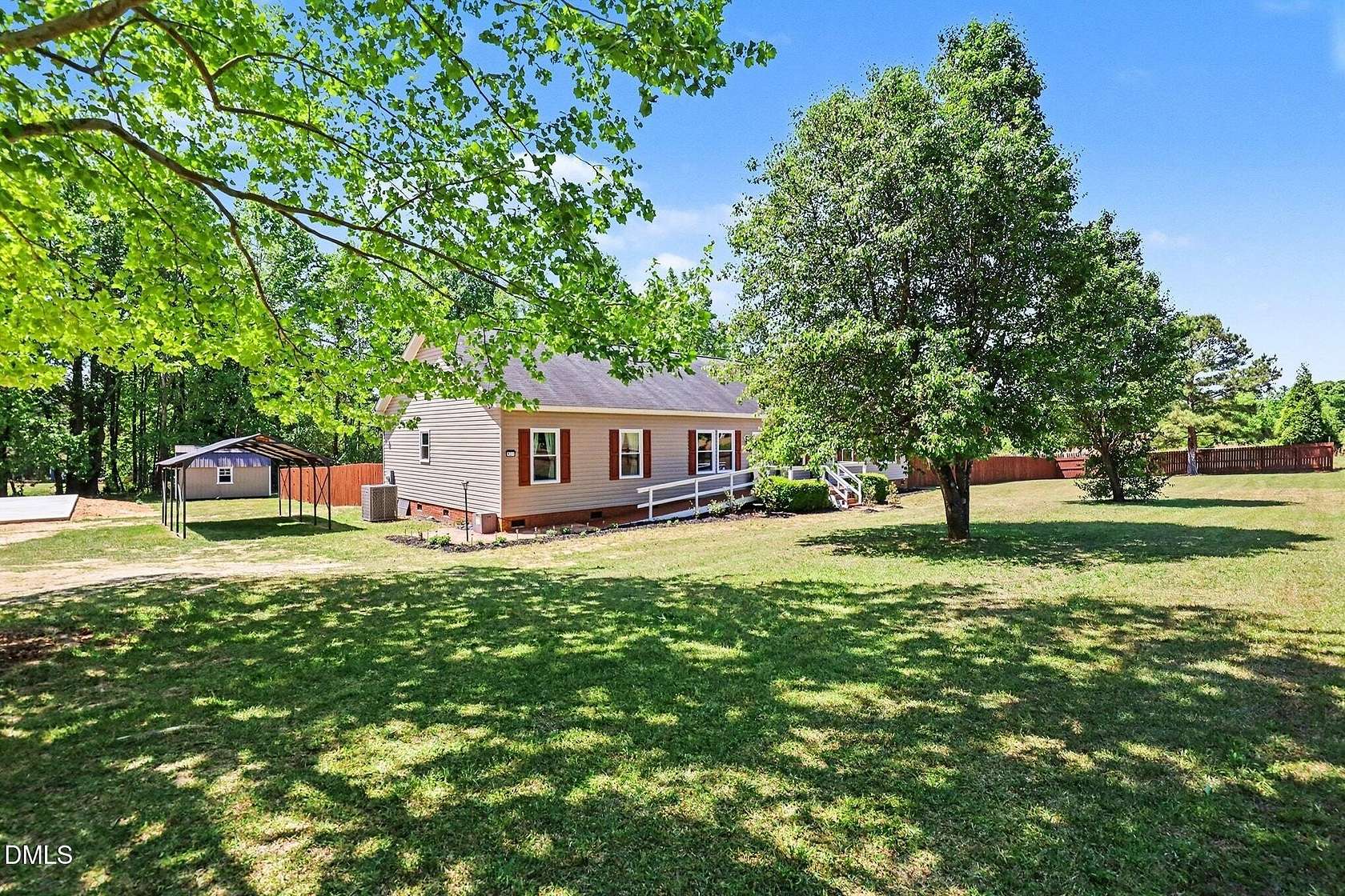 10.3 Acres of Land with Home for Sale in Lillington, North Carolina