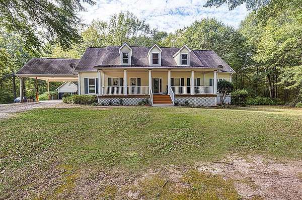 38 Acres of Recreational Land with Home for Sale in Woodbury, Georgia