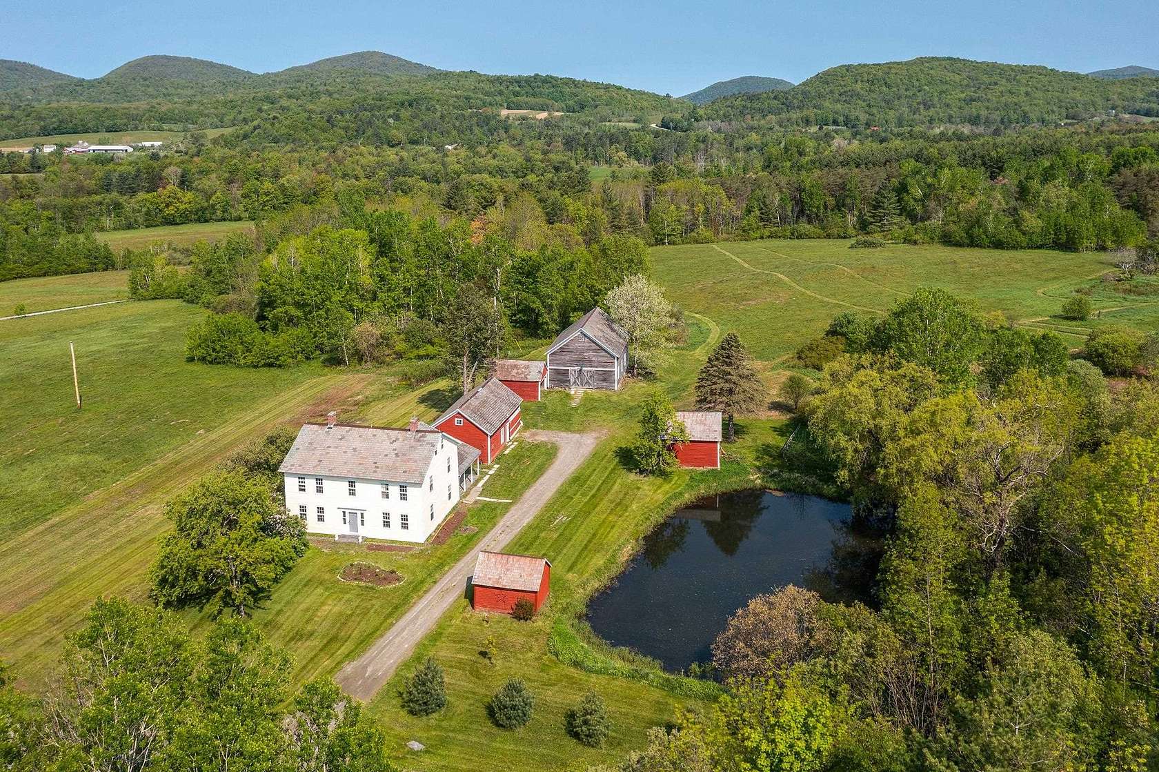 32 Acres of Agricultural Land with Home for Sale in Pawlet, Vermont