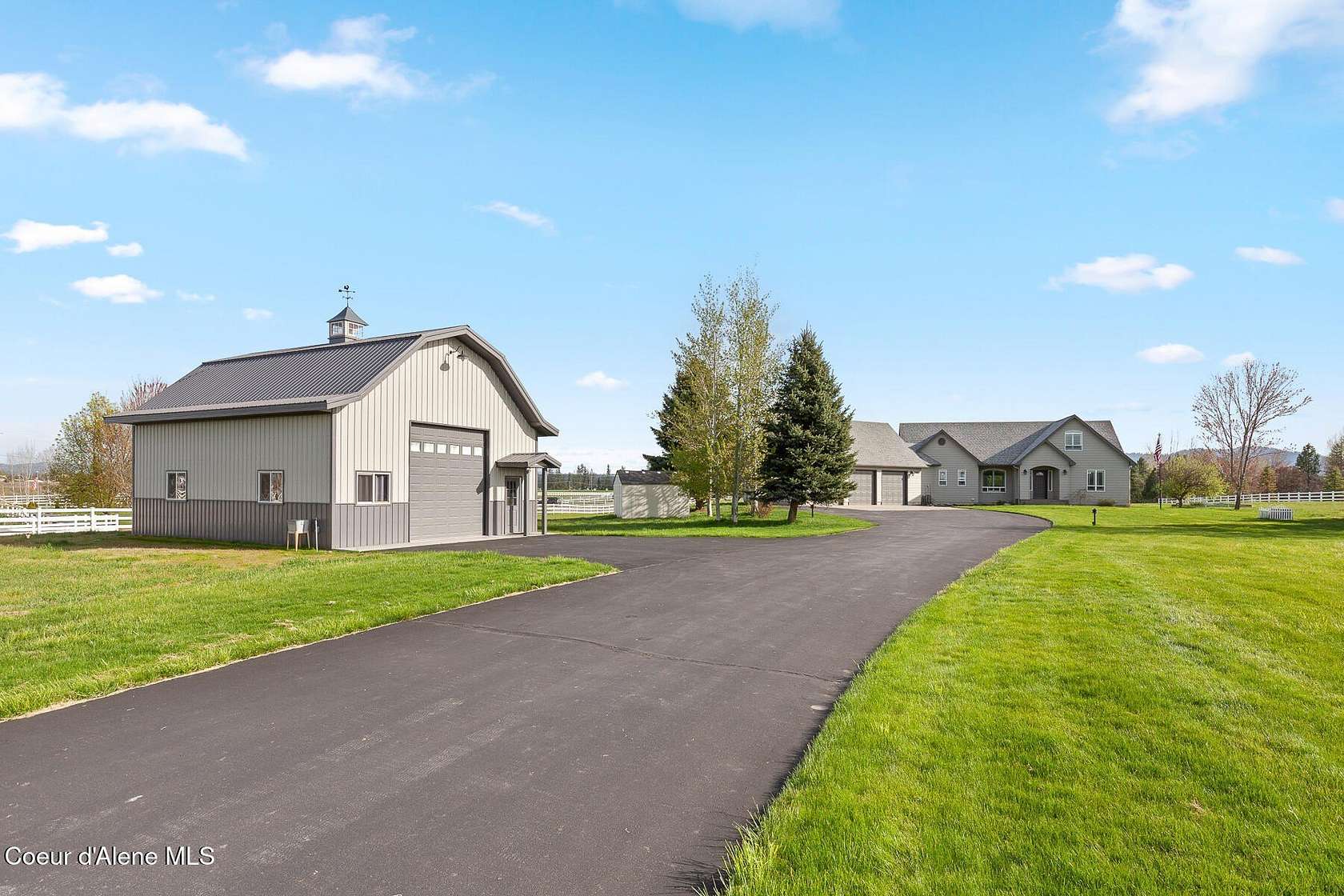 4.37 Acres of Land with Home for Sale in Post Falls, Idaho