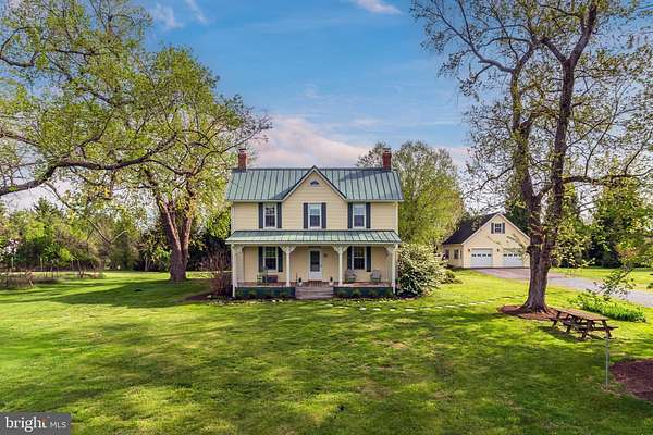 22.8 Acres of Land with Home for Sale in Brookeville, Maryland