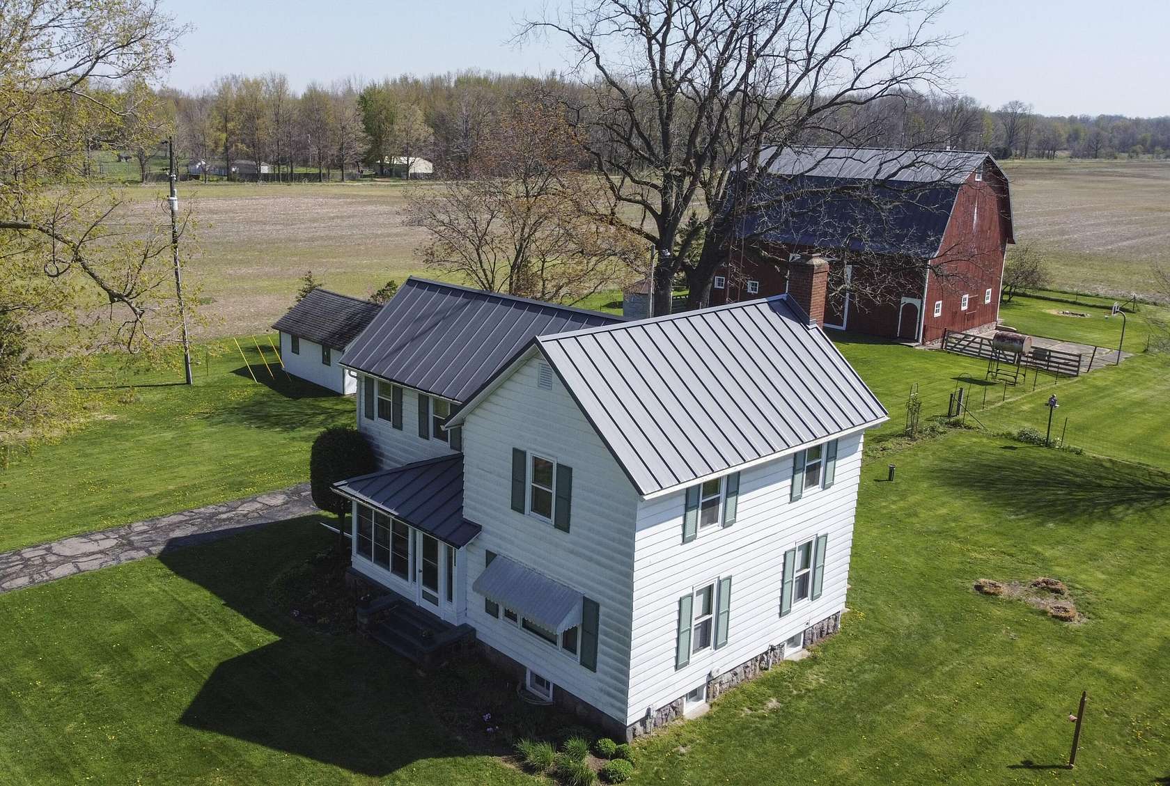 2 Acres of Land with Home for Sale in Vicksburg, Michigan