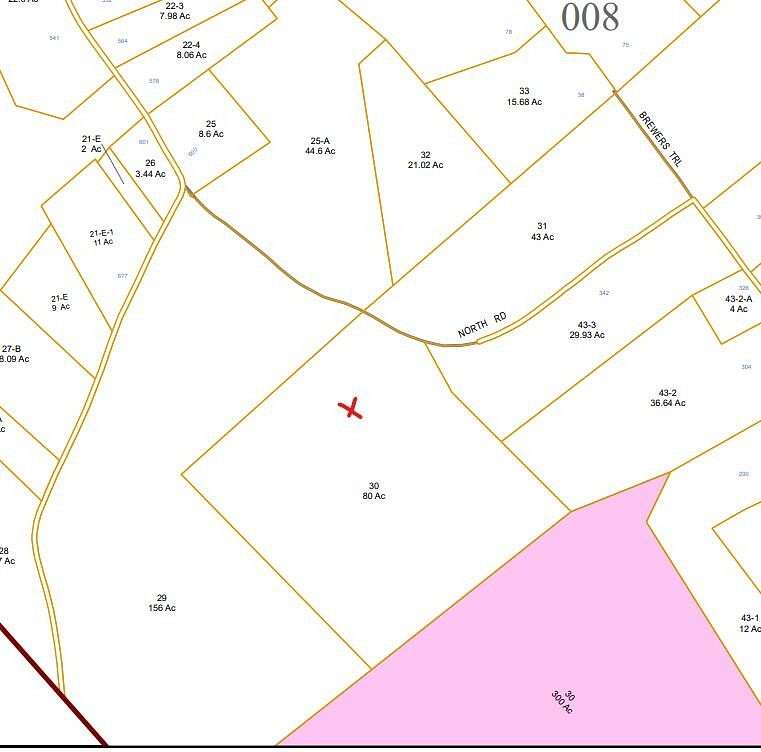 85 Acres of Recreational Land for Sale in Bridgton, Maine