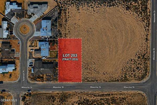 0.29 Acres of Residential Land for Sale in El Paso, Texas