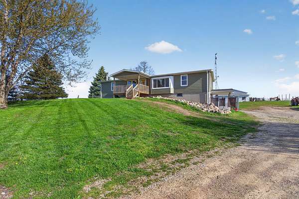 9.46 Acres of Land with Home for Sale in Hudson, Michigan