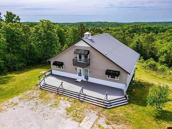 19 Acres of Land with Home for Sale in Jordan, Arkansas