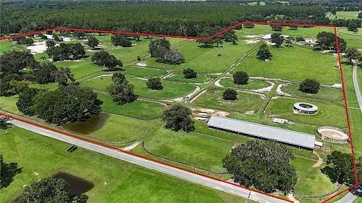 81.8 Acres of Agricultural Land with Home for Sale in Ocala, Florida